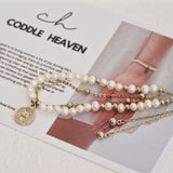 Retro Pearl Layered Bracelet - Coddle Heaven
