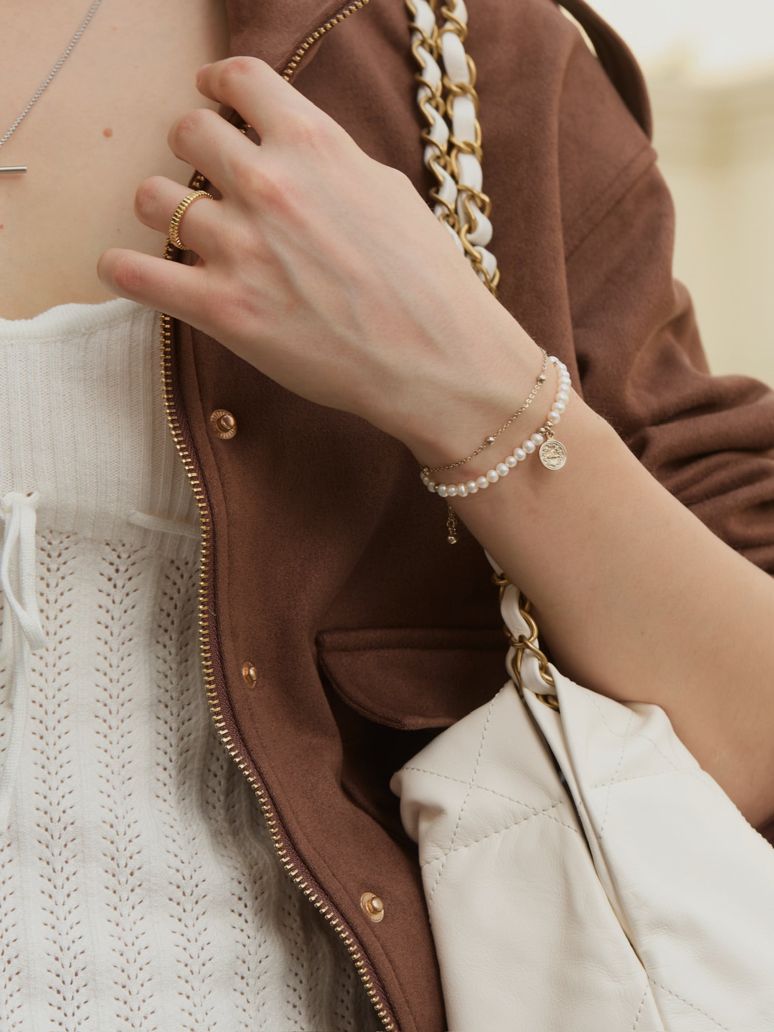 Retro Pearl Layered Bracelet - Coddle Heaven
