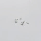 S999 Tiny Dot Bow Earrings - Coddle Heaven