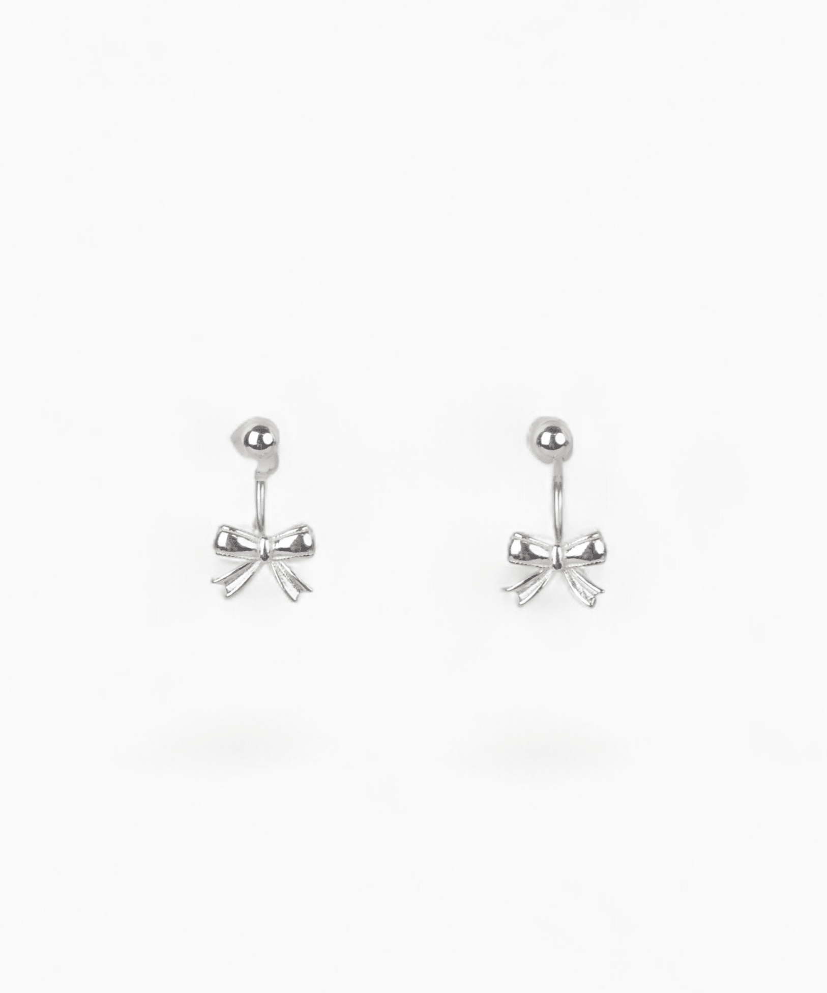 S999 Tiny Dot Bow Earrings - Coddle Heaven