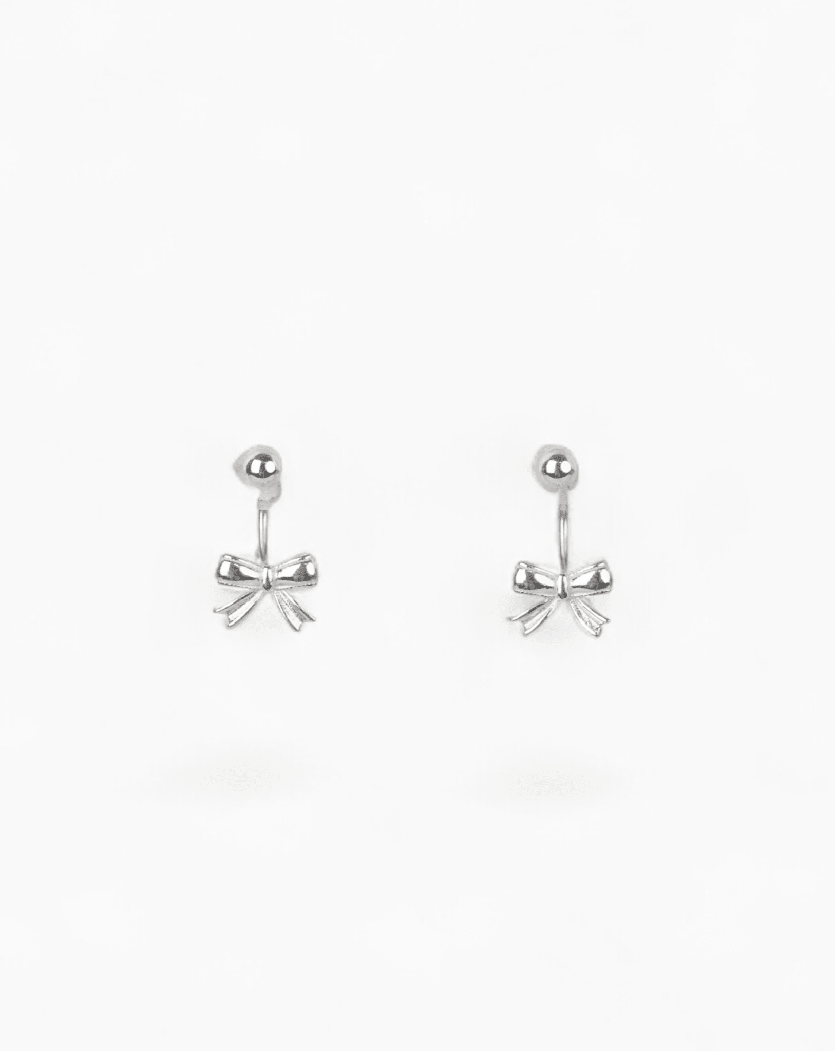 S999 Tiny Dot Bow Earrings - Coddle Heaven