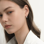 S999 Tiny Dot Bow Earrings - Coddle Heaven