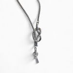 Silver Long Tassel Necklace - Coddle Heaven