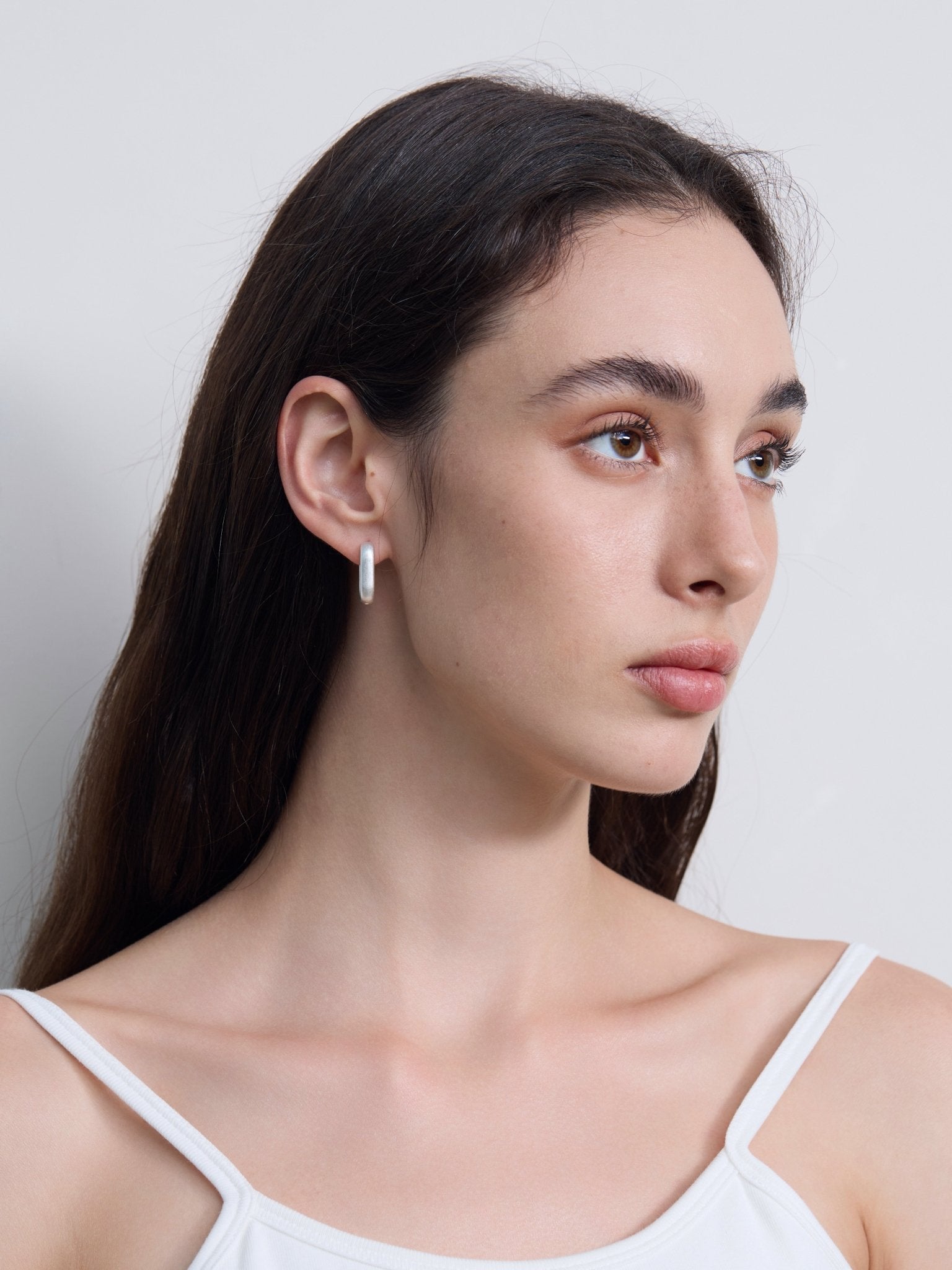 Sleek Crescent Hoops Earrings - Coddle Heaven