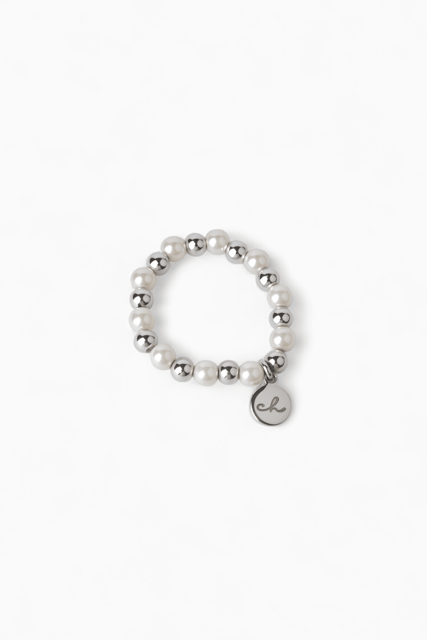 Small Tag Pearl Ring - Coddle Heaven