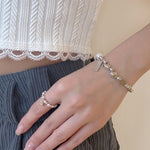 Small Tag Pearl Ring - Coddle Heaven