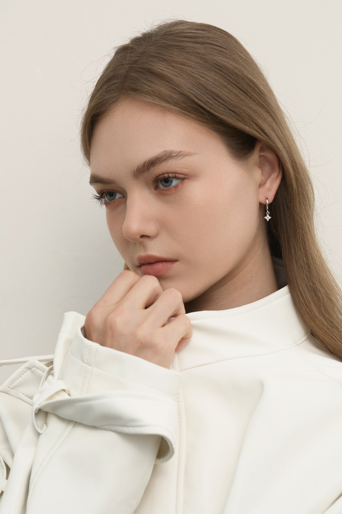 Spade Drop Hoops - Coddle Heaven