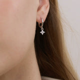 Spade Drop Hoops - Coddle Heaven
