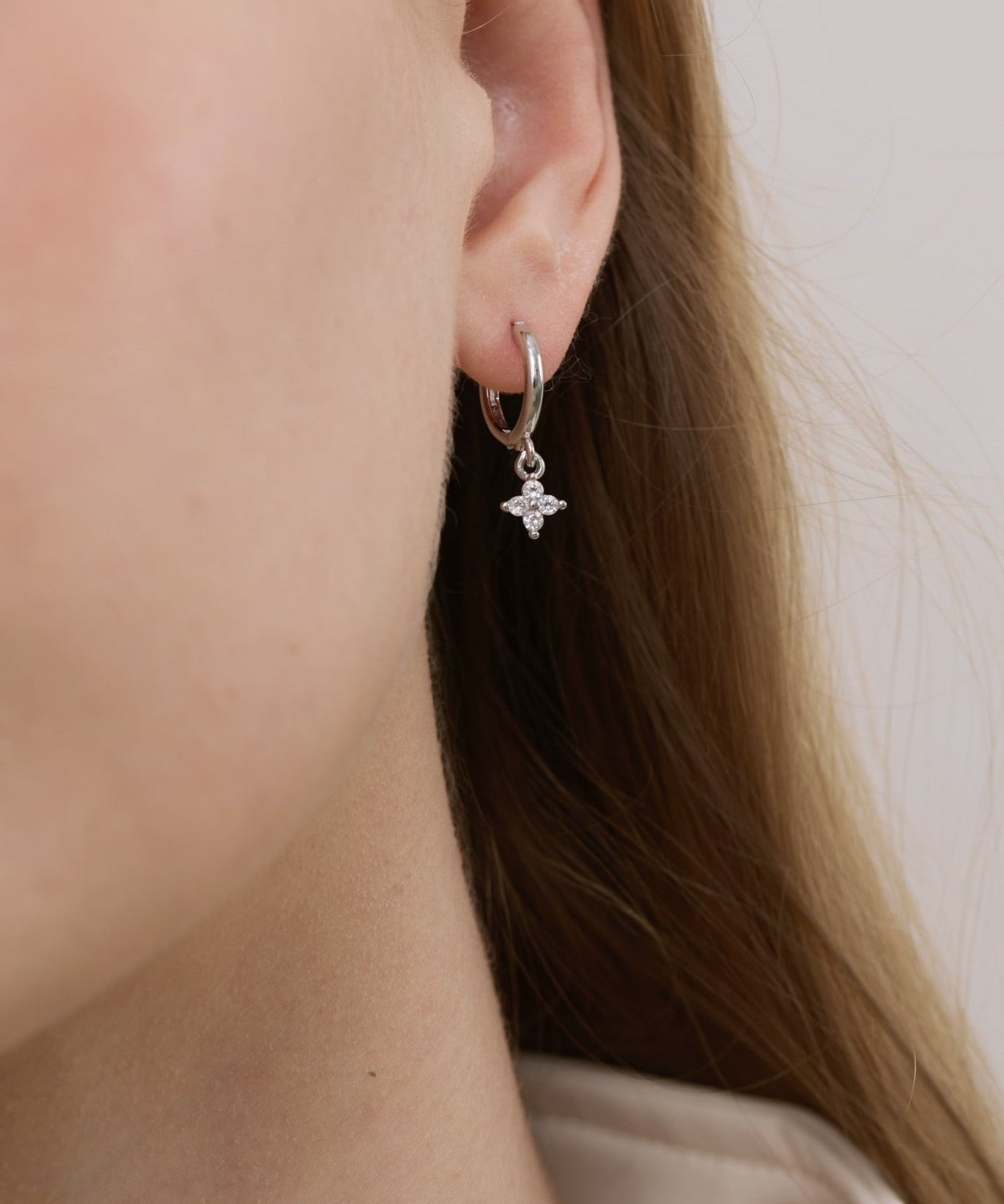 Spade Drop Hoops - Coddle Heaven