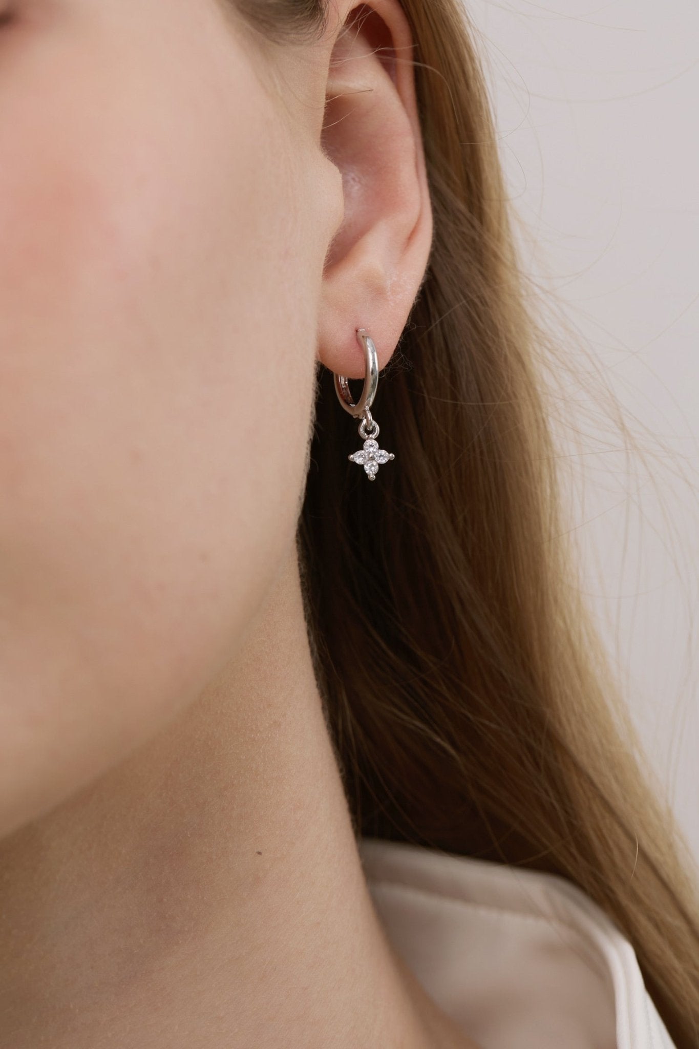 Spade Drop Hoops - Coddle Heaven