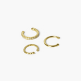 Spark & Sleek Trio Ear Cuff - Coddle Heaven