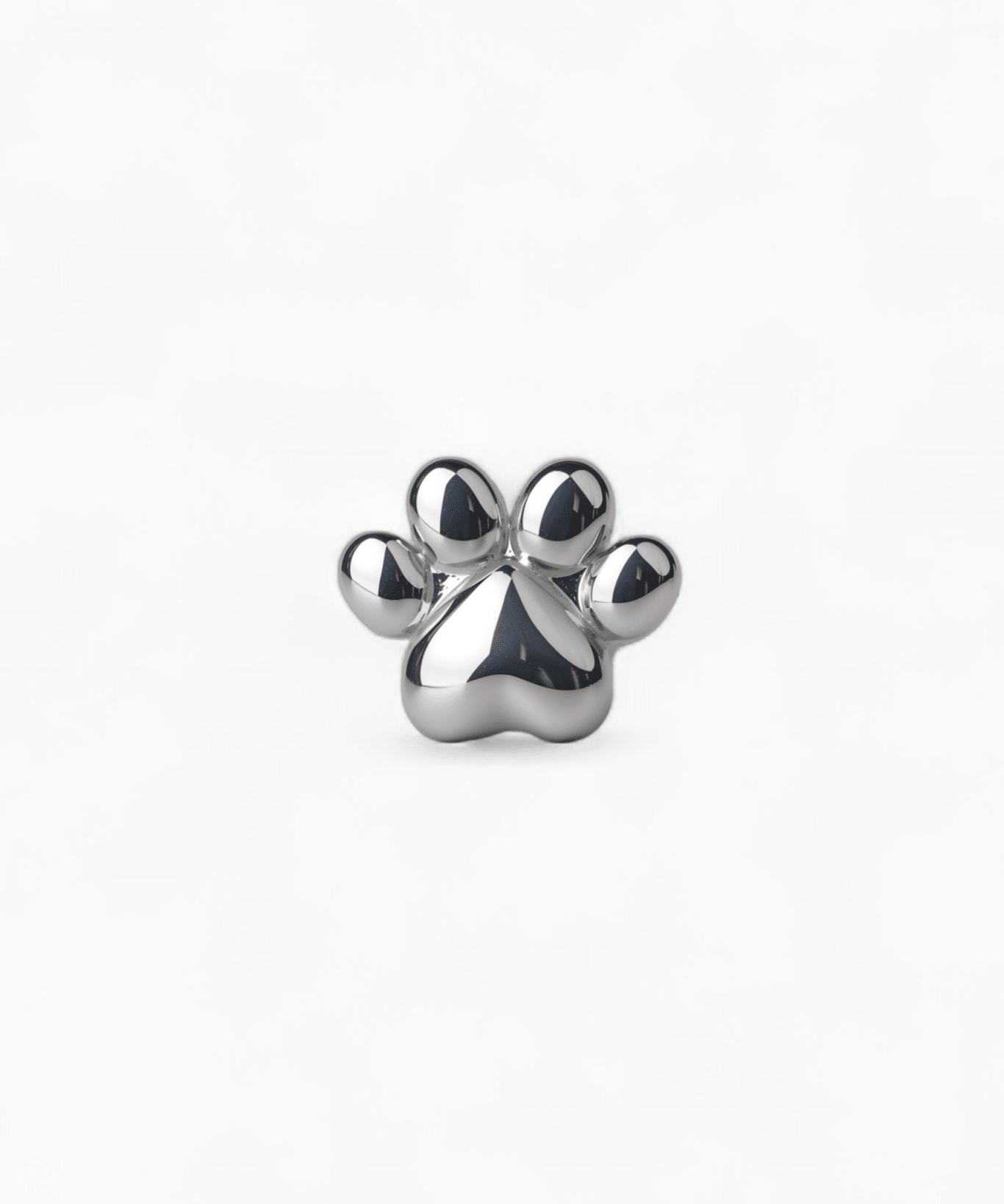 Stainless Steel Paw Flatback Earrings - Coddle Heaven