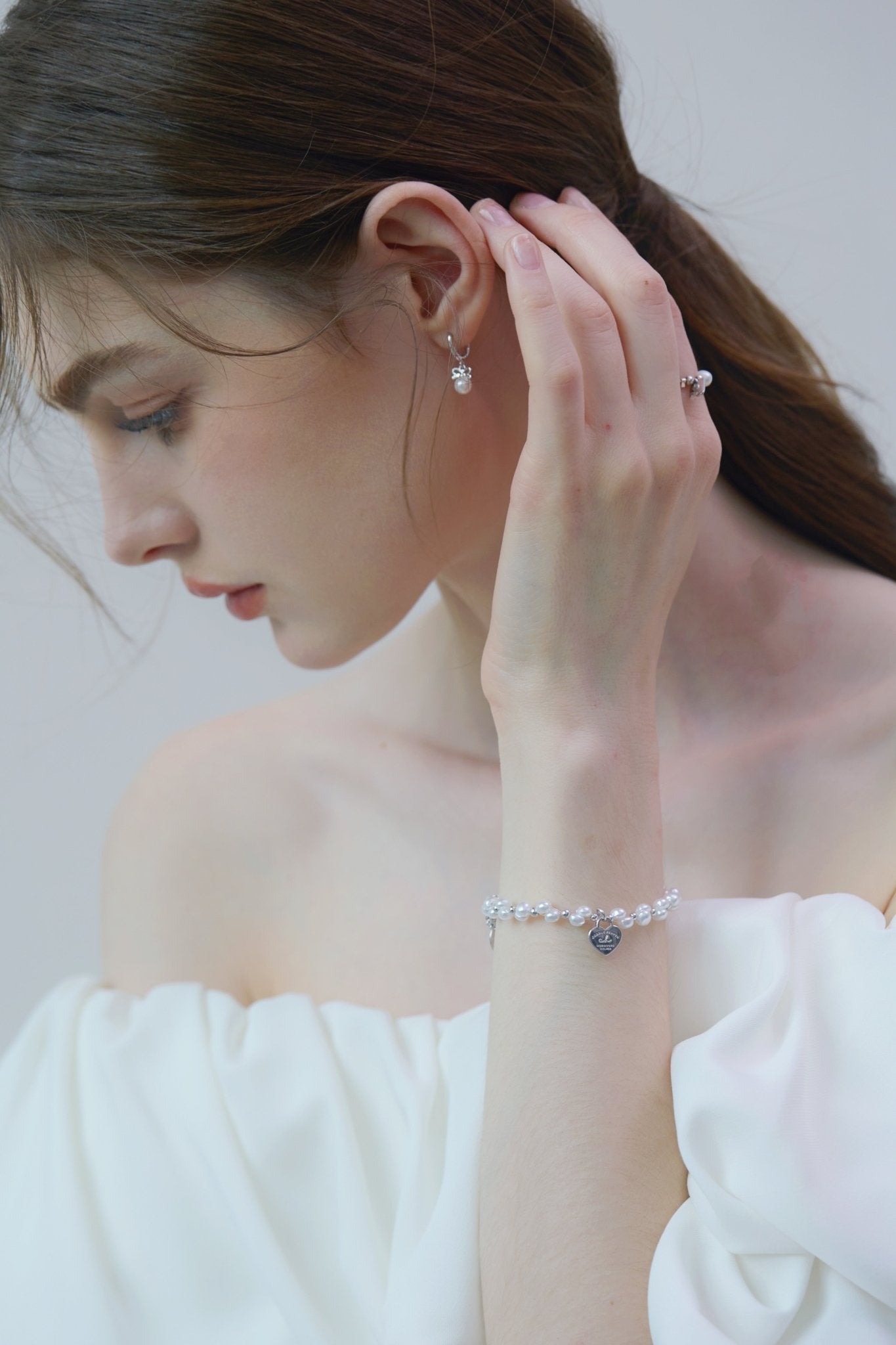 Sweetheart Pearl Bracelet - Coddle Heaven