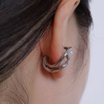 Twin Curve Pearl Ear Cuff - Coddle Heaven