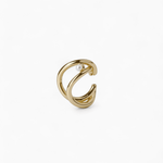 Twin Curve Pearl Ear Cuff - Coddle Heaven