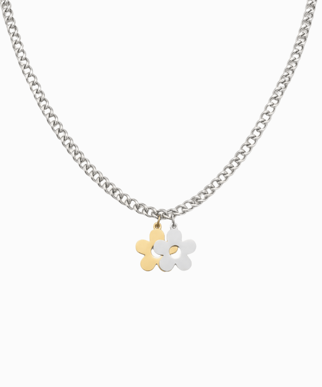 Vibrant Contrast Floral Necklace - Coddle Heaven