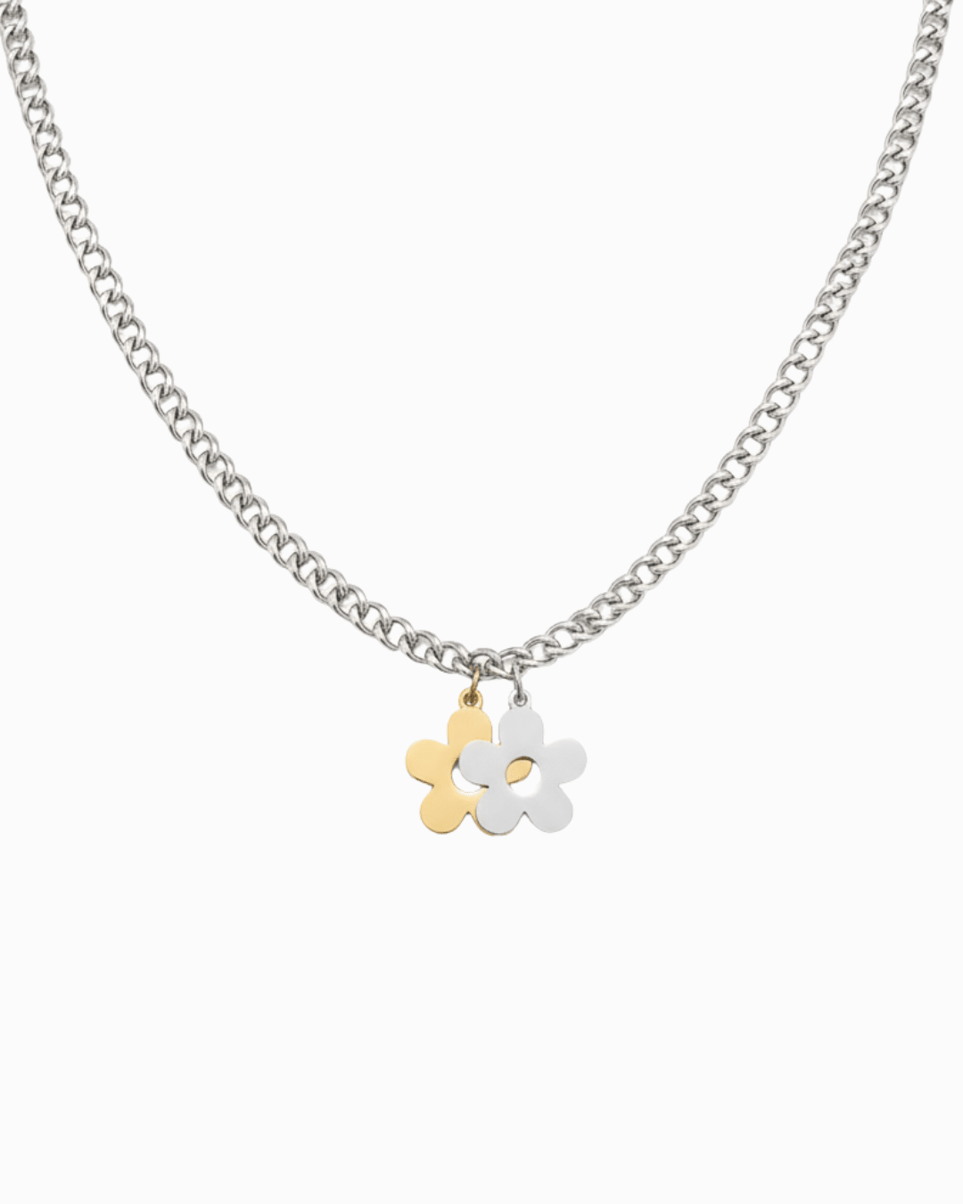 Vibrant Contrast Floral Necklace - Coddle Heaven